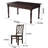 Sylvanus Rectangular 35.43'' W Dining Set-141446665-181700571