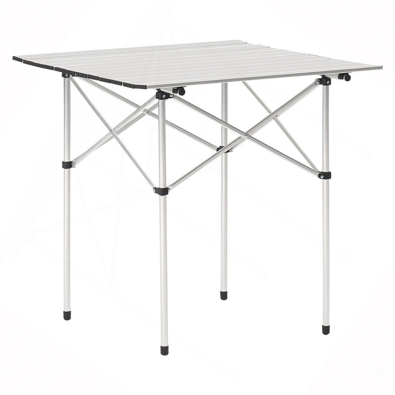 Table de camping pliante en aluminium