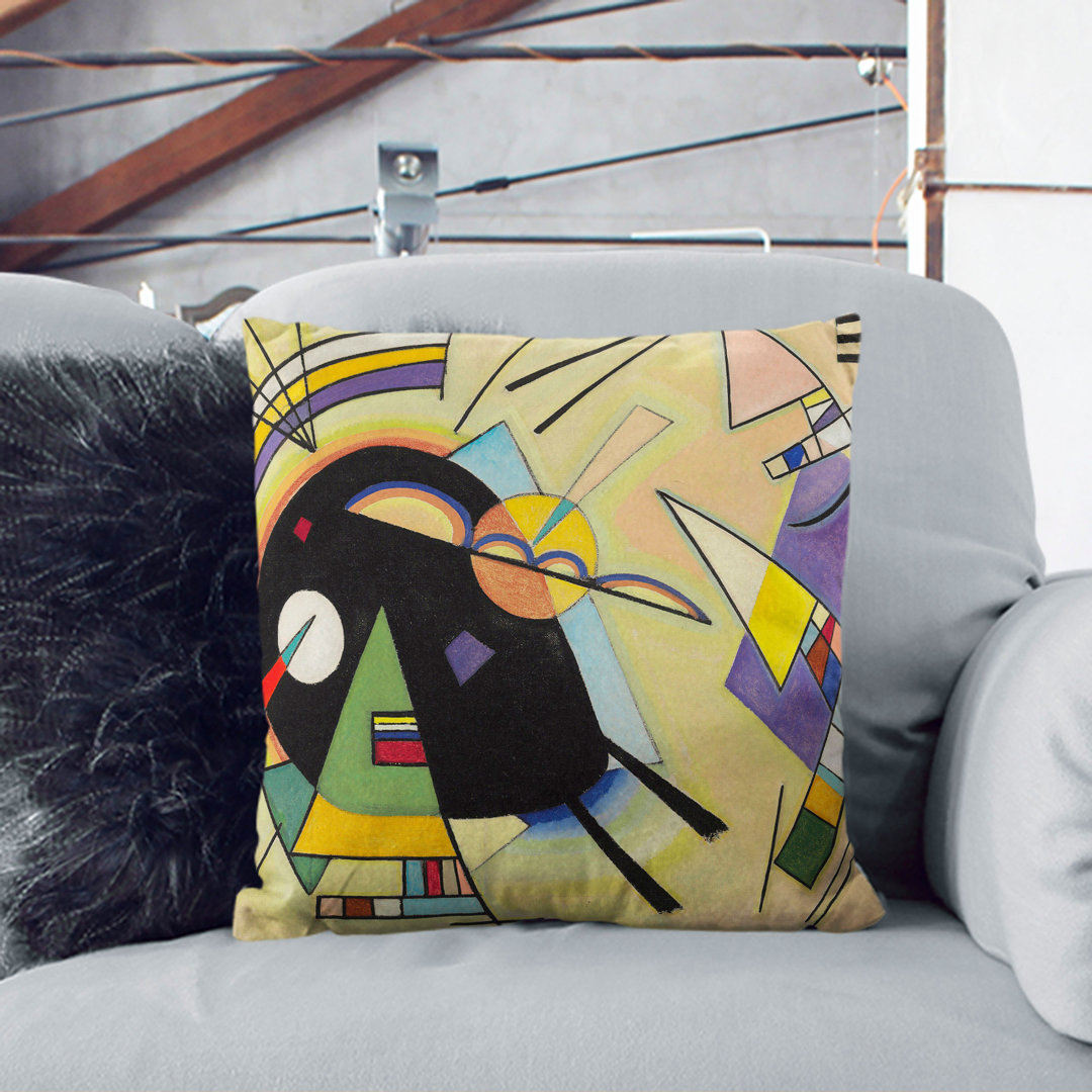 Black and Violet Scatter Cushion