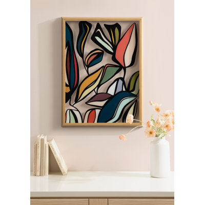Fanciful Ficus by Alicia Bock Framed Printed Glass Wall Art