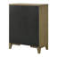 Commode 5 tiroirs en pin naturel pour chambre à coucher