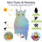 Denai Bird Repellent Fake Owl Bird Devices Deterrent