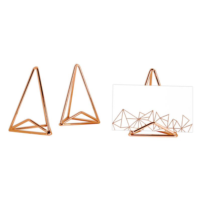 Metal Place Cold Holder, Rose Gold