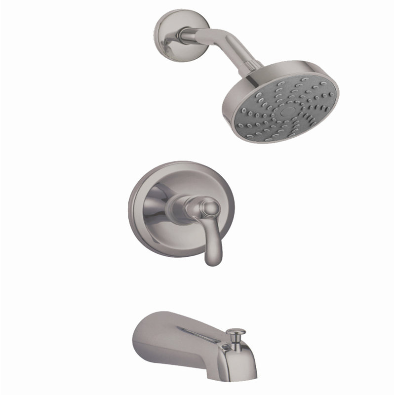 Rhine All-In-One Kit with Rough in-Valve, Brushed Nickel