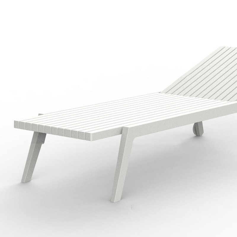 Adjustable Aluminum Frame Outdoor Lounger Outdoor Chaise Lounge