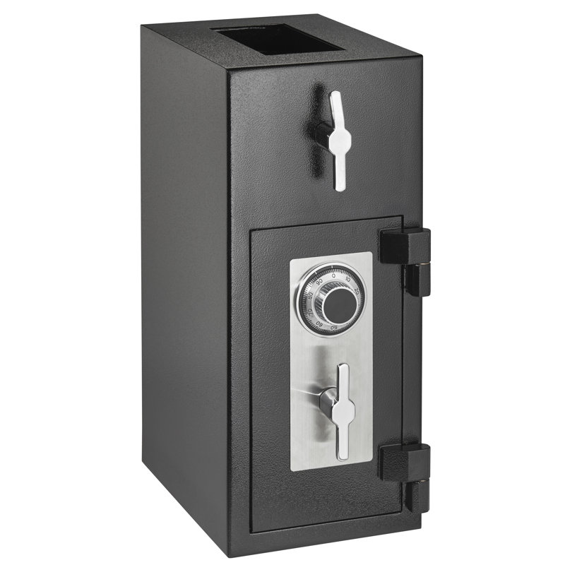 Rotating Drop Slot Safe Box with Dial/Combination Lock
