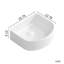 Lavabos rectangulaires pour salle de bain Petits lavabos modernes pour salle de bain Lavabo vasque en céramique