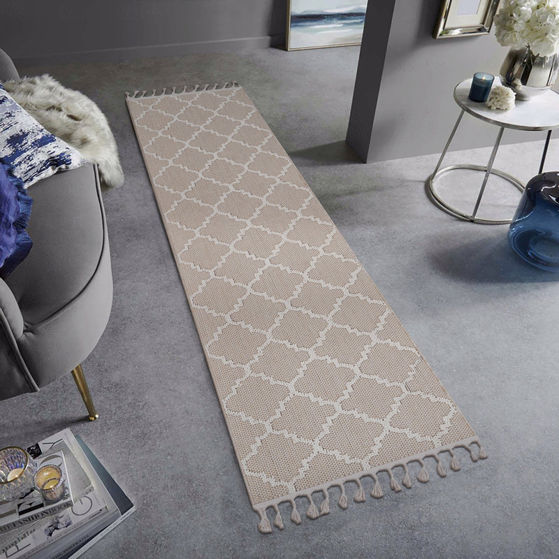 Runner Area Rug  - 2' X 8' Trellis Indoor / Outdoor, Runner 2'2" x 8'