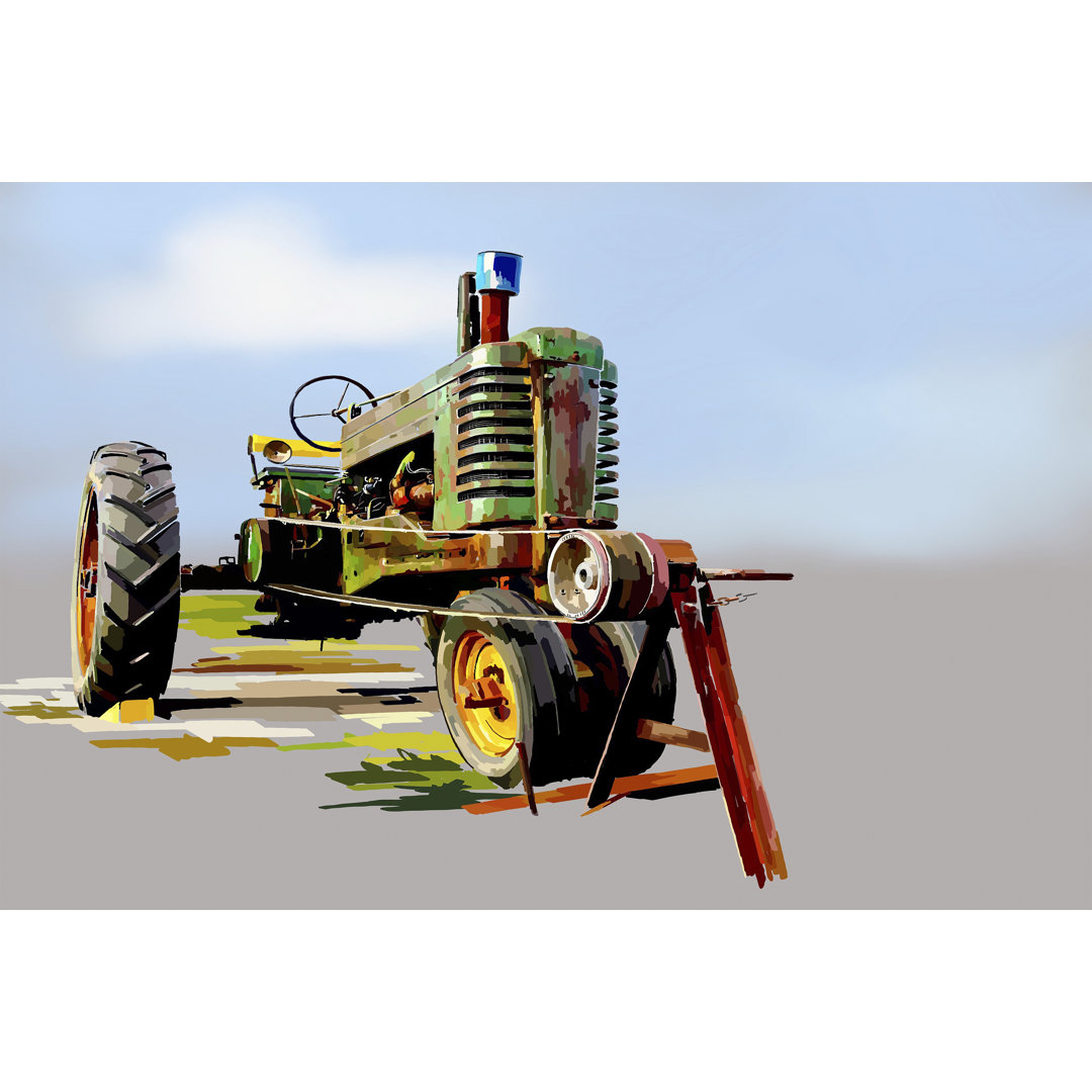 Leinwandbild Vintage Tractor V von Emily Kalina