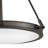 Collier Four-Light Chain-Hung Pendant - Black Oxide