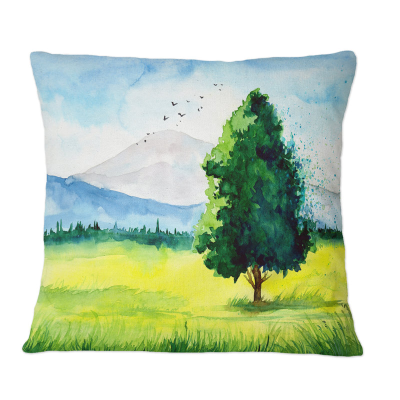 Coussin The Field, 16 po x 16 po