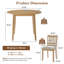 Space Saving Extendable Dining Table Sets(Must include both Table and Chair), MDF Wood Modern Small Kitchen-586548160