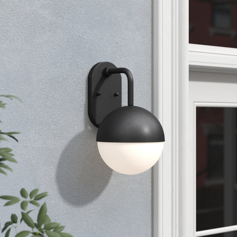 Seeber LED Wall Light, White Frosted, 13.5'' H X 8'' W X 8.5'' D