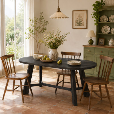 Table de salle à manger 70,86 "en bois