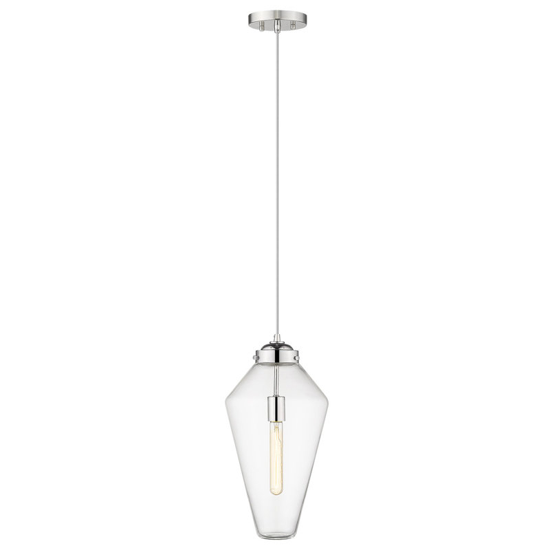 Luminaire suspendu géométrique 1 lumières simple Cabott