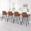 Tabouret de bar pivotant en cuir avec dossier haut (ensemble de 4)-1062960133-1062417566-1062960131