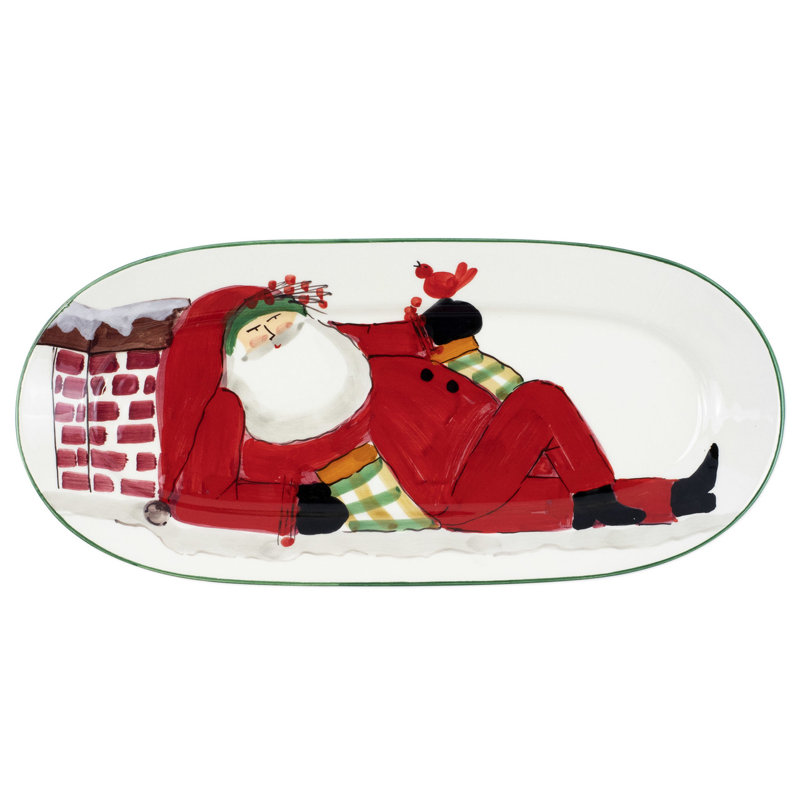 VIETRI Old St. Nick Platter