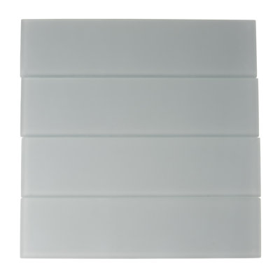 12'' x 3'' Glass Subway Wall Tile