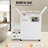 Slim Bathroom Floor Cabinet With Drawers And Wheels For Corner Storage