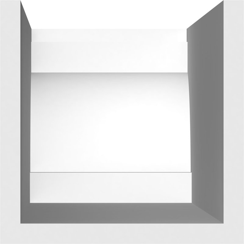 6"W x 6"H x 30"L Standard Mediterranean Architectural Grade PVC Rafter Tail, 6"H x 6"W x 30"D
