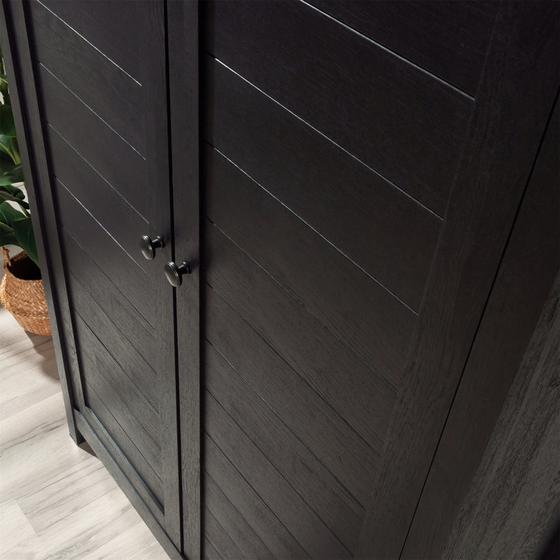 Armoire de rangement avec quatre tablettes réglables, armoire d'appoint pour rangement