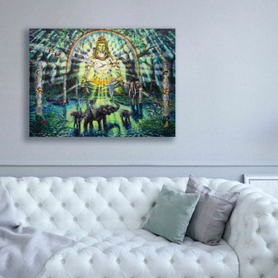 " Shiva Elephants " Painting