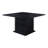 Pedestal Dining Set in Gray and Black-94365245-121469149