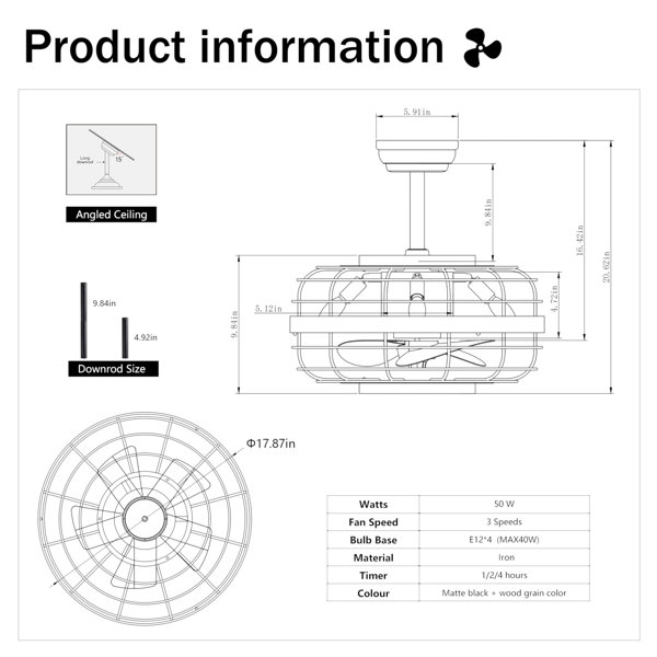 Dimensions du produit