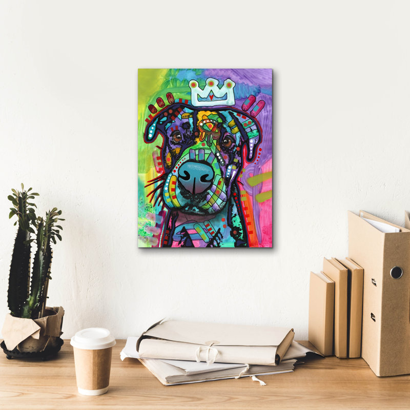 «Big Mush» par Dean Russo Studios, art mural sur toile, H 16 po x l 12 po x P 0,75 po