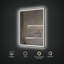 Miroir mural rectangulaire DEL avec cadre en aluminium, désembueur, température et luminosité réglables - bronze brossé Eden 30 po x 36 po Eden-106331066-120782394