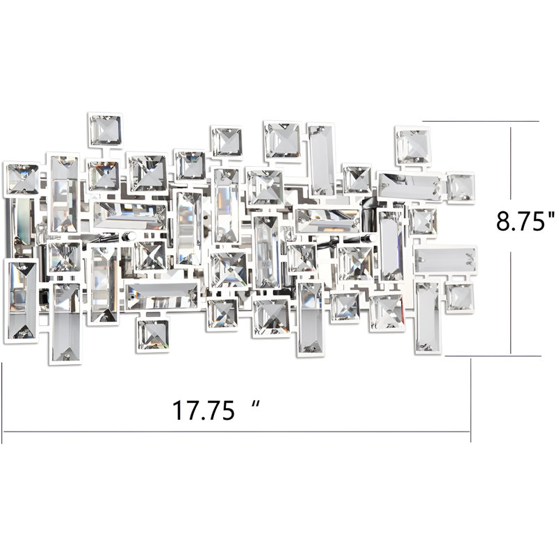 Buckman 6-Light Vanity Light Crystals