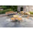 Copenhagen 55.25'' Wide Teak Loveseat