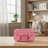 Children's Desk Night Light Alarm Clock, Pink Battery Operated, Digital Indoor Temperature Display-483663869