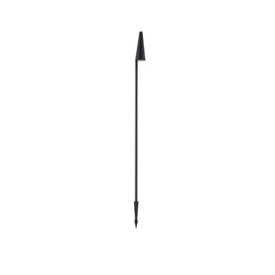 Black Integrated LED Metal Pathway Light