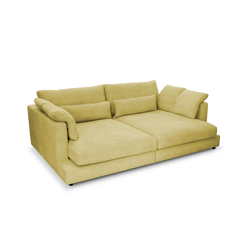 3 Seater Sleeper, Yellow