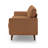 85" W Linen Blend Upholstered Sofa with Flared Arms and Manufactured Wood Frame -935238112
