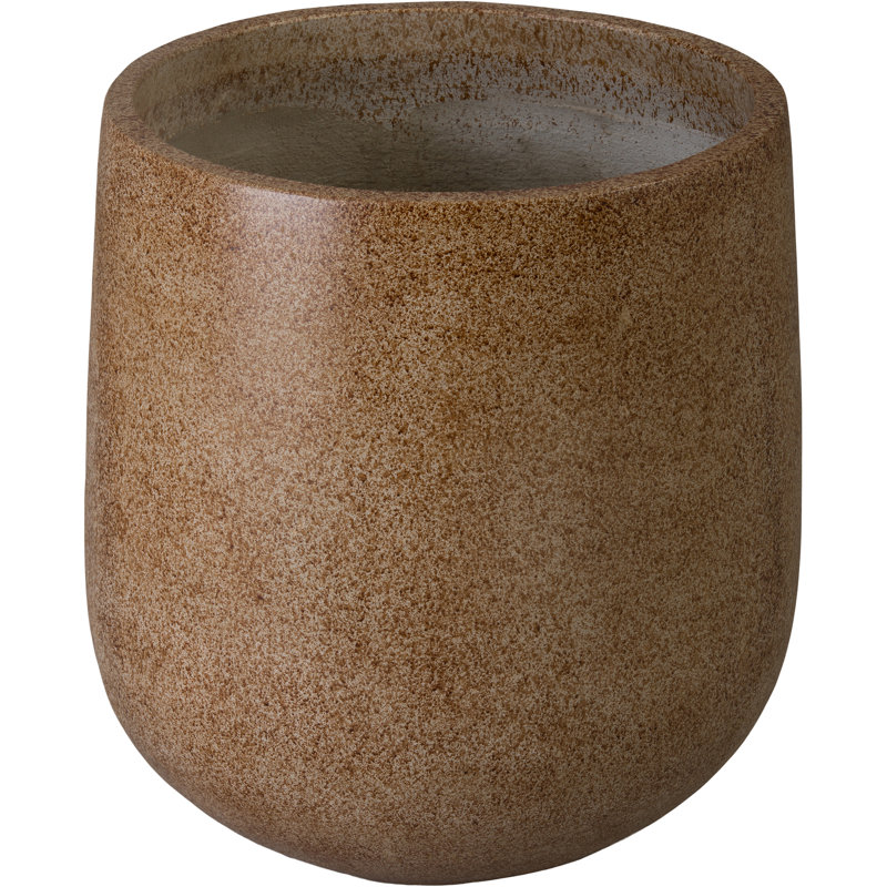 Boîte à fleurs ronde Opus Terrazzo Moss Terrazzo, H 28 po x l 26 po x P 26 po