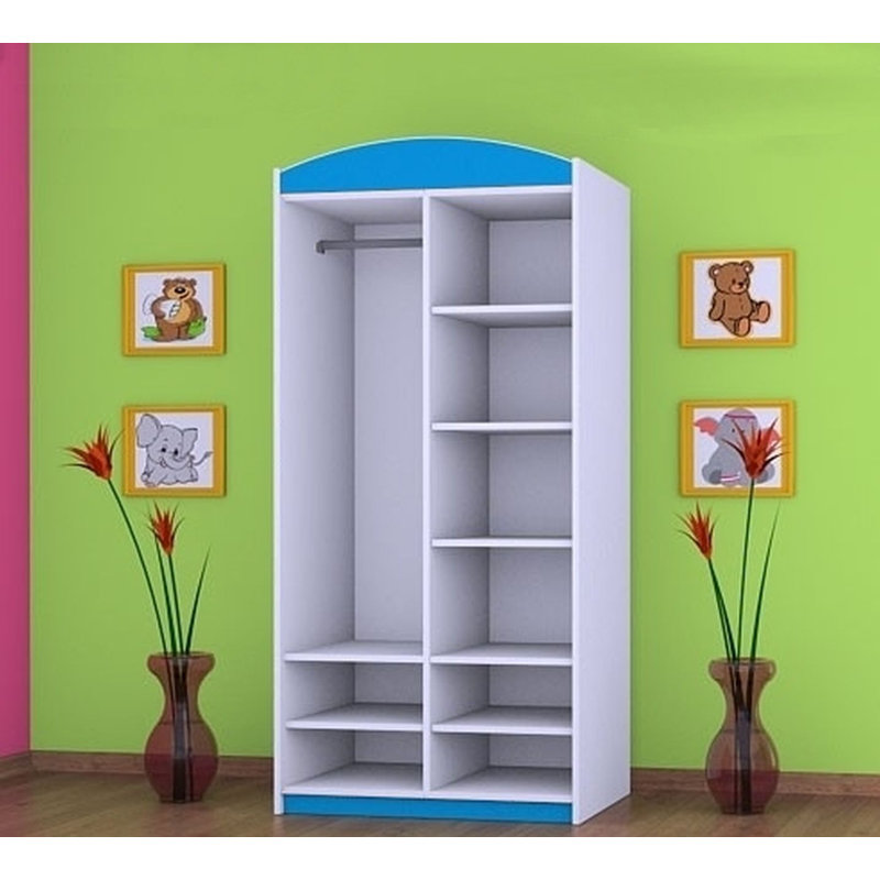 Hummel 2 Door Wardrobe, Blue
