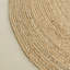 Tapis en jute tressé à la main Kayleigh, blanc cassé / naturel-1356816918