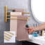 Porte-serviettes pivotant en acier inoxydable avec 4 bras rotatifs pour la salle de bain-106917119-106917118