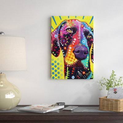 «German Short Hair Pointer», impression sur toile tendue