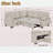 L-shaped Sectional Sofa Bed With Pull-out Bed, Storage, Usb Charging And Cup Holder-696007918