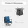 Asfand 4 - Person Outdoor Seating Group with Swivel Lounge Chairs&  Firepit Table
