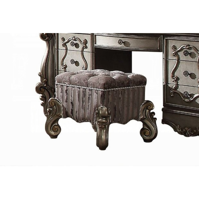 Tabouret Versailles, Gris