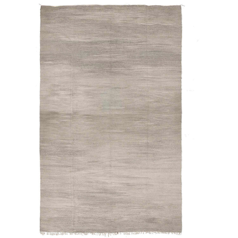 Gray Casablanca Moroccan Wool Rug - 13'7" x 19'4"