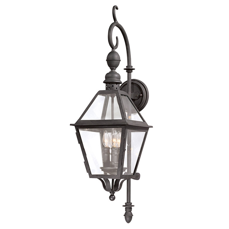 Lanterne murale d'extérieur 3 lumières Townsend, H 33 po x l 9,25 po