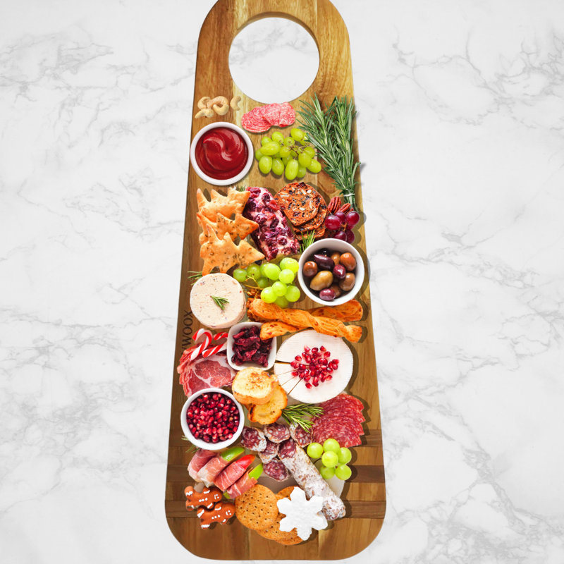 Planche à découper en bois d'acacia pour cuisine