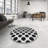 Wool Geometric Indoor Rug-1417474290