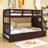 Abie Kids Twin Over Twin Bunk Bed with Trundle-1966174163