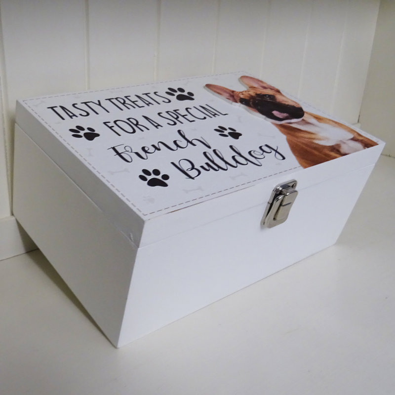 French Bulldog Dog Treat Box Dooley Decorative Box